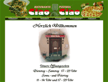 Tablet Screenshot of pizzeria-ciaociao.com